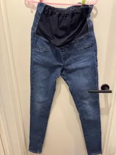 マタニティデニムパンツ ゴムウエスト スキニー ユニクロ