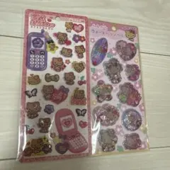 日焼けキティ 平成はっぴーフォン　日焼けキティウォーターシール　正規品