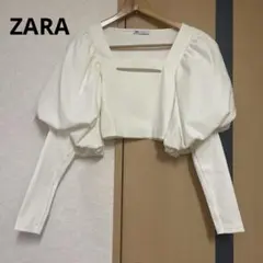 ZARA ザラ　パフスリーブトップス　　　美品✨