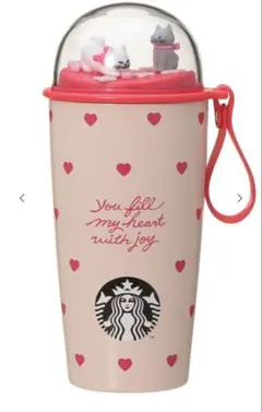 バレンタイン2026カップシェイプステンレスボトルハート355ml