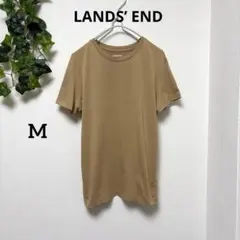 美品 LANDS’ END ◇ 半袖Tシャツ M ベージュ 冷感触感 シンプルのサムネイル