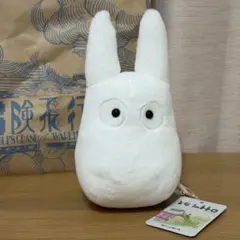【ジブリパークで購入】タグ付き白いトトロ ぬいぐるみ