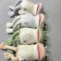 おとぼけケロピョン　アップリケ　ジャンボ　ぬいぐるみ　限定　カエル