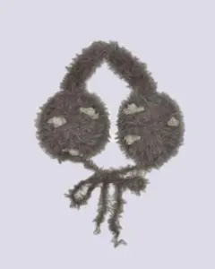イヤーマフ rose fur earmuffs