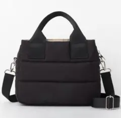 JTB監修　キルティングショルダーバッグ　黒　ブラック