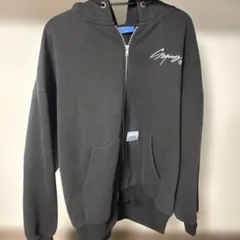 SEQUENZ ブラック フルジップ パーカー M