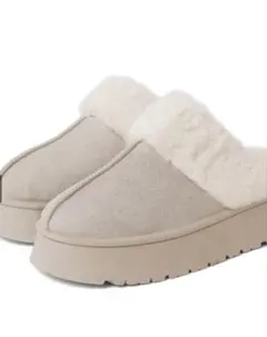 厚底ムートンスリッポン[zr1089]