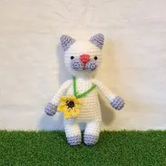ねこ　オリジナルあみぐるみ