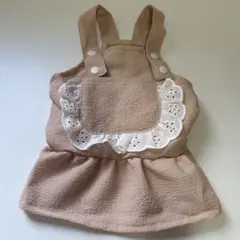 スリーコインズ犬用ワンピース　小型犬用　くすみピンク　S