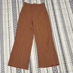 値下げ中✨mil オレンジストライプ パンツ Sサイズ