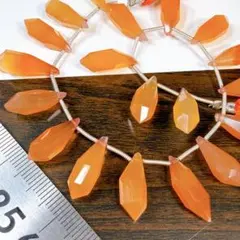 トップクラス＊カーネリアン＊ラフドロップカットf22