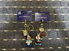 東京ディズニーシー ミッキー・ミニー キーホルダー 2個セット