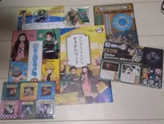 鬼滅の刃 【非売品】消しゴム 鉛筆キャップ ワーク クリアファイル しおりなど