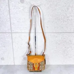 COACH コーチ ショルダーバッグ シグネチャー キャンバス レザー
