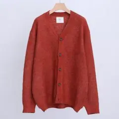 bukht ブフト SHAGGY JAQUARD SOLID CARDIGAN