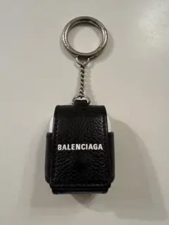BALENCIAGA レザーAirPodsケース ブラック 第1世代、第2世代用