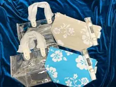 DEAN & DELUCA ハワイ限定 ハイビスカス柄トートバッグ　2個