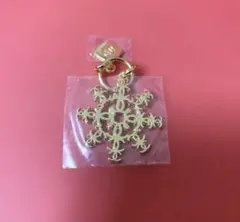 ゴールド 雪の結晶チャーム　シャネル　ノベルティ