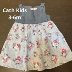 未使用に近い　キャスキッズ　ワンピース　3-6M 70cm 80cmのサムネイル