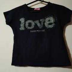 メルカリ便 ジェニィJENNI ラメかわいい半袖カットソー半袖Tシャツ loveのサムネイル