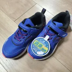 【未使用】bio fitter キッズシューズ 17.5cm 青