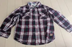 H&M　エイチアンドエム　チェックシャツ　3-4Y 105-110