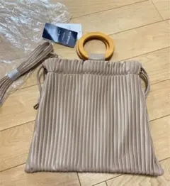 【新品未使用】ベイクルーズ　プリーツバッグ