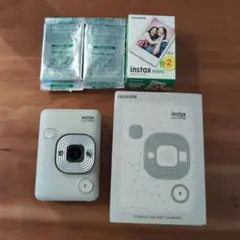 FUJIFILM instax mini LiPlay チェキ ストーンホワイト