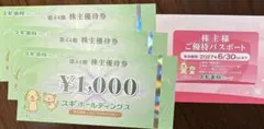 スギ薬局 株主優待3000円分 & 優待パスポート1枚のサムネイル