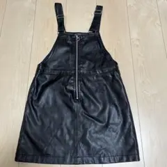 ⭐︎GUキッズ　フェイクレザーワンピース⭐︎