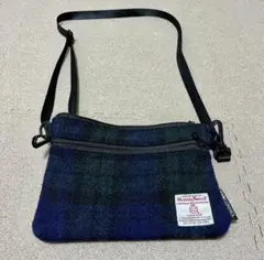 Harris Tweed チェック柄ショルダーバッグ