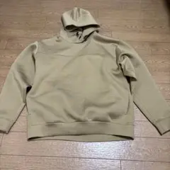 メンズ フード付きパーカー ベージュ