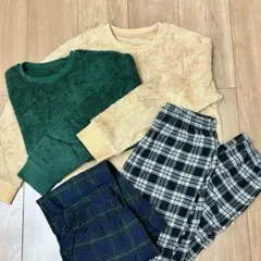 ユニクロ★ファーリー★フリース★パジャマ★ベージュ★150