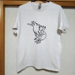 GILDAN カエルとウサギのTシャツ