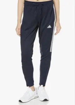 adidas セレーノスリムテーパードパンツ ブラック