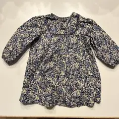 【美品】ボントン◉リバティワンピース 18m
