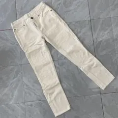 MAYSON GREY デニム シーンズ アイボリー スリムフィット ダメージ