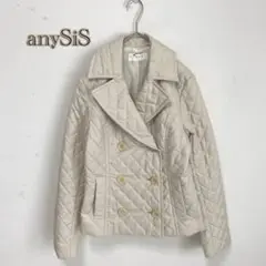 【anySiS/エニィシス】キルティング　ジャケット　ダブル【2】くすみカラー