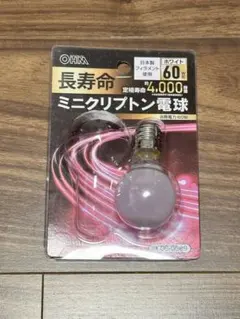 OHM 長寿命 ミニクリプトン電球 60W形 1個