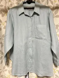 Simplicité 薄い青 長袖シャツ【美品】