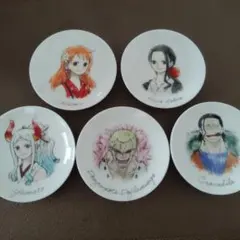 ONE PIECE　一番くじ　小皿　豆皿　醤油皿　ナミ　ロビン　クロコダイル