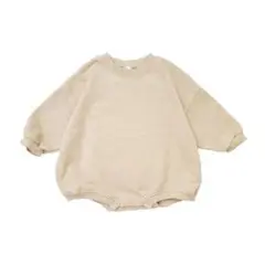 petitkid 新品未使用 ロンパース ベージュ55