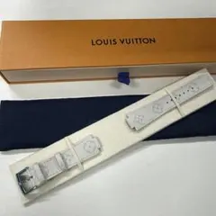 未使用　ルイヴィトン　時計　ベルト　モノグラム　キャンバス　レザー