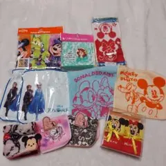新品☆ ディズニーストア ミッキー＆ミニーハンドタオルセット 幼児用 入園準備