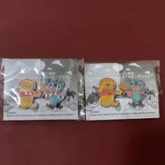 セブン限定　くまのプーさん　スティッチ　ビンズ
