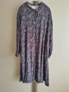 niko and ... ペイズリー柄長袖ワンピース