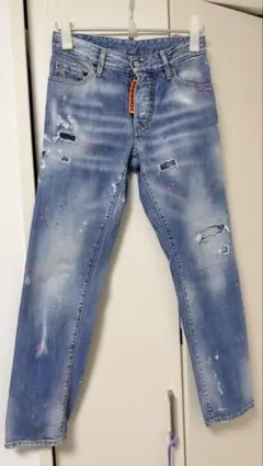 DSQUARED2 ダメージ加工 ストレートデニム 34