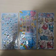A*型様 シール引退品　しずくちゃん　３点セット　ボンドロ　おはじき　ウォーター