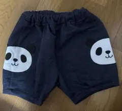 子供用パンダ柄 ハーフパンツ 95cm