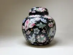 T12 中国景徳鎮 粉彩茶心壺 80's 未使用保管品